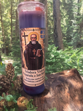 SAN BENITO VELA VIOLETA PREPARADA CONTRA EL MAL